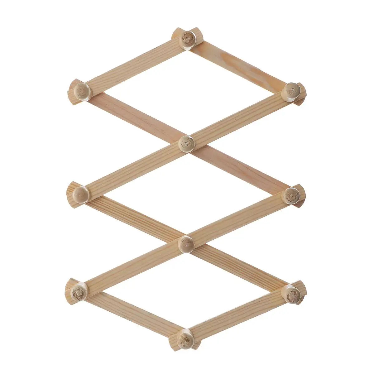 Деревянная вешалка для одежды с 10 головками расширяемая пальто полка шляпа шкаф