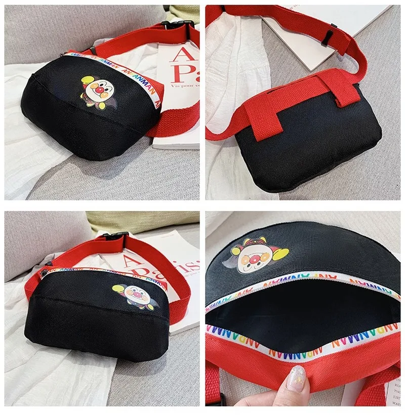 Детская мультяшная плюшевая сумка От 3 до 8 лет милый кошелек для монет Anpanman