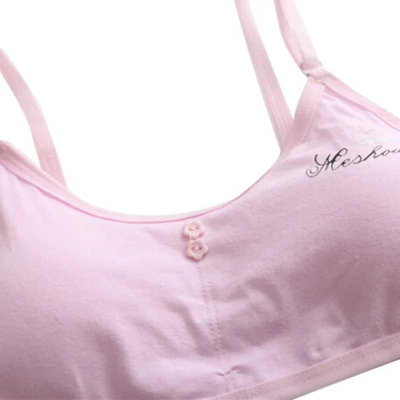 Бюстгальтер для девочек-подростков мягкое нижнее белье хлопковый бюстгальтер с