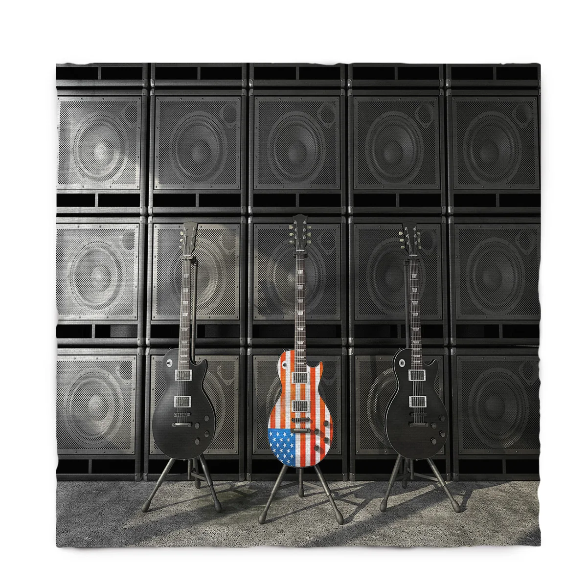 Скатерть с американским флагом для музыкальных инструментов салфетка стола