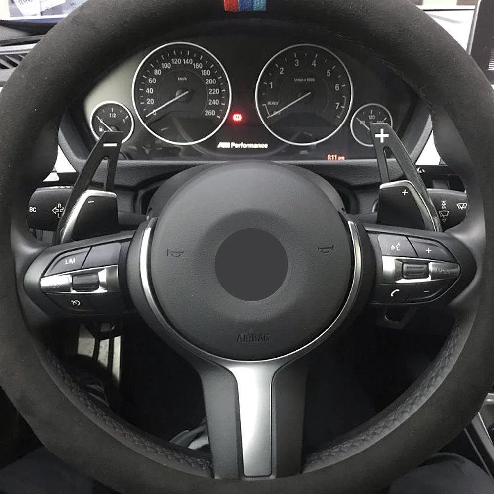 

2Pcs Aluminum Car Steering Wheel Paddle Shifter Gear Shift Shifter Extension For BMW 1 2 3 4 5 6 7 X1 X2 X4 X5 X6 i8 F10 F30 F18
