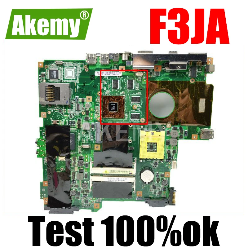 

Для ASUS F3JA Z53J F3JR F3JC F3JE F3JP материнская плата для ноутбука Mianboard