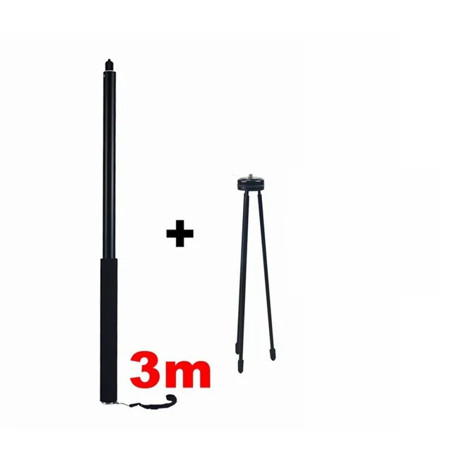 Красный Insta360 one X 3m супер длинный алюминиевая палка для селфи сплав Insta 360 One X монопод selfie Stick панорама Камера аксессуары - Цвет: Красный