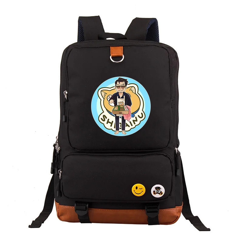 Новая Легенда Путь домашнего мужа Рюкзак Gokushufudo Tatsu Аниме для женщин и мужчин Холст Сумка для учеников Унисекс Путешественников.