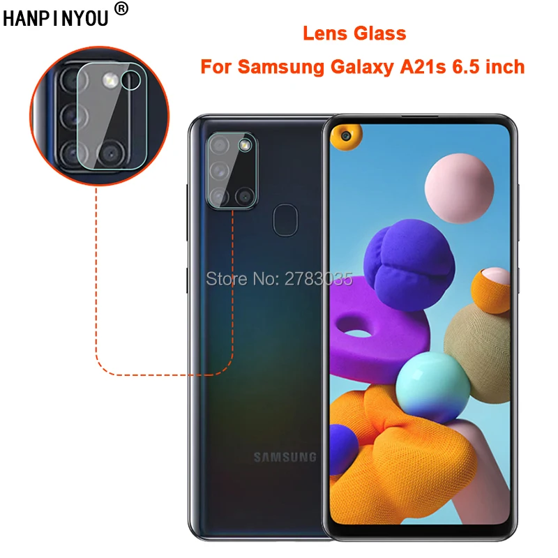 

For Samsung Galaxy A21s 6.5" Clear Ultra Slim Back Camera Lens Protector Rear Camera Lens Cover Tempered Glass Protection Film