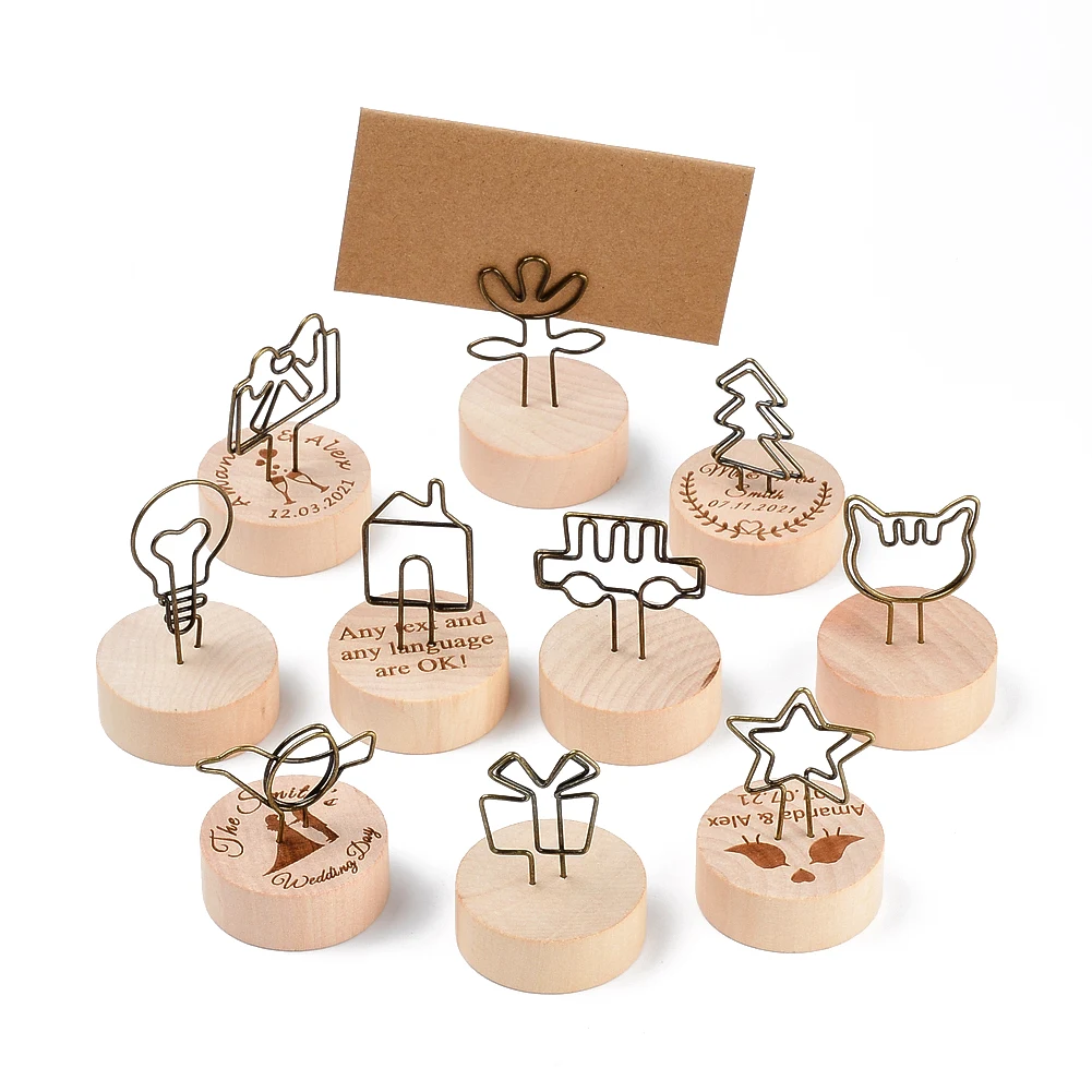 10 шт. персонализированная подставка для фотографий | Дом и сад