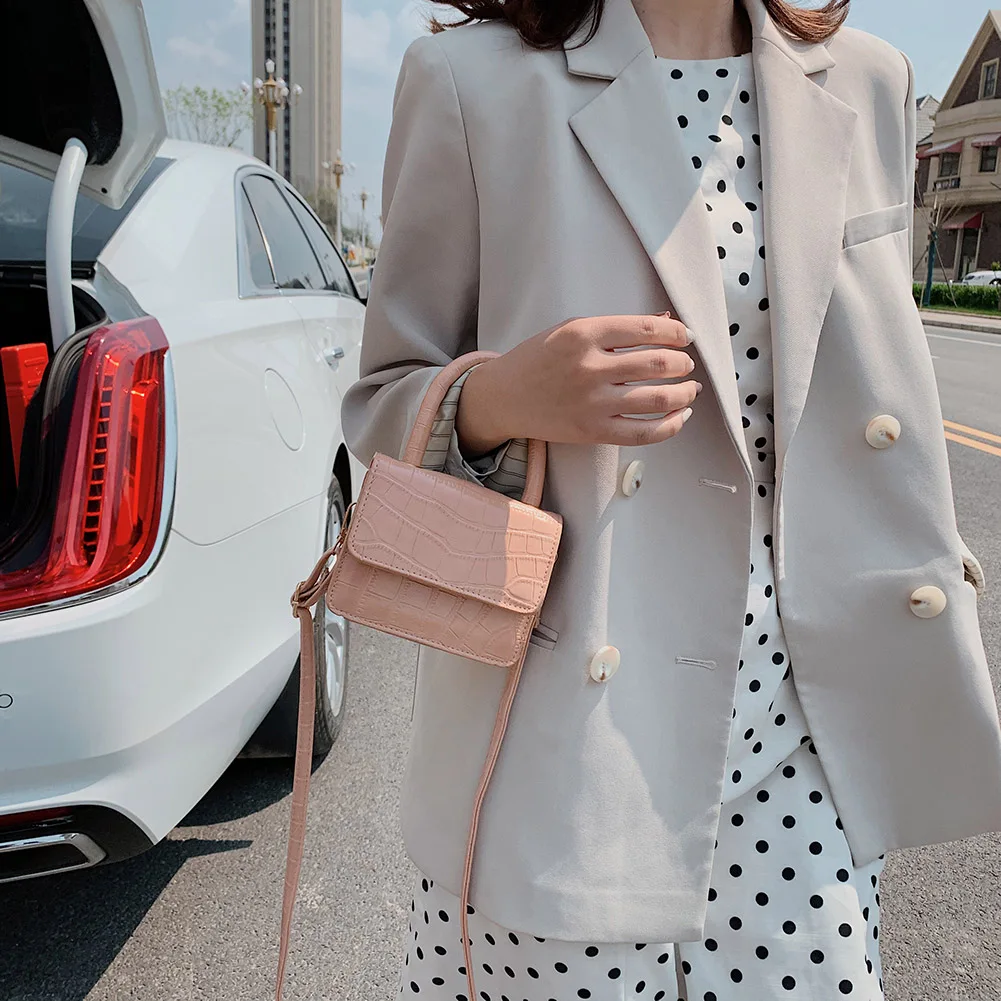 Сумка-тоут женская из искусственной кожи однотонная с отделением под камень |