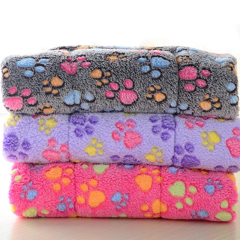 100x70 см Толстая зимняя большая кровать для домашних животных коврики теплый