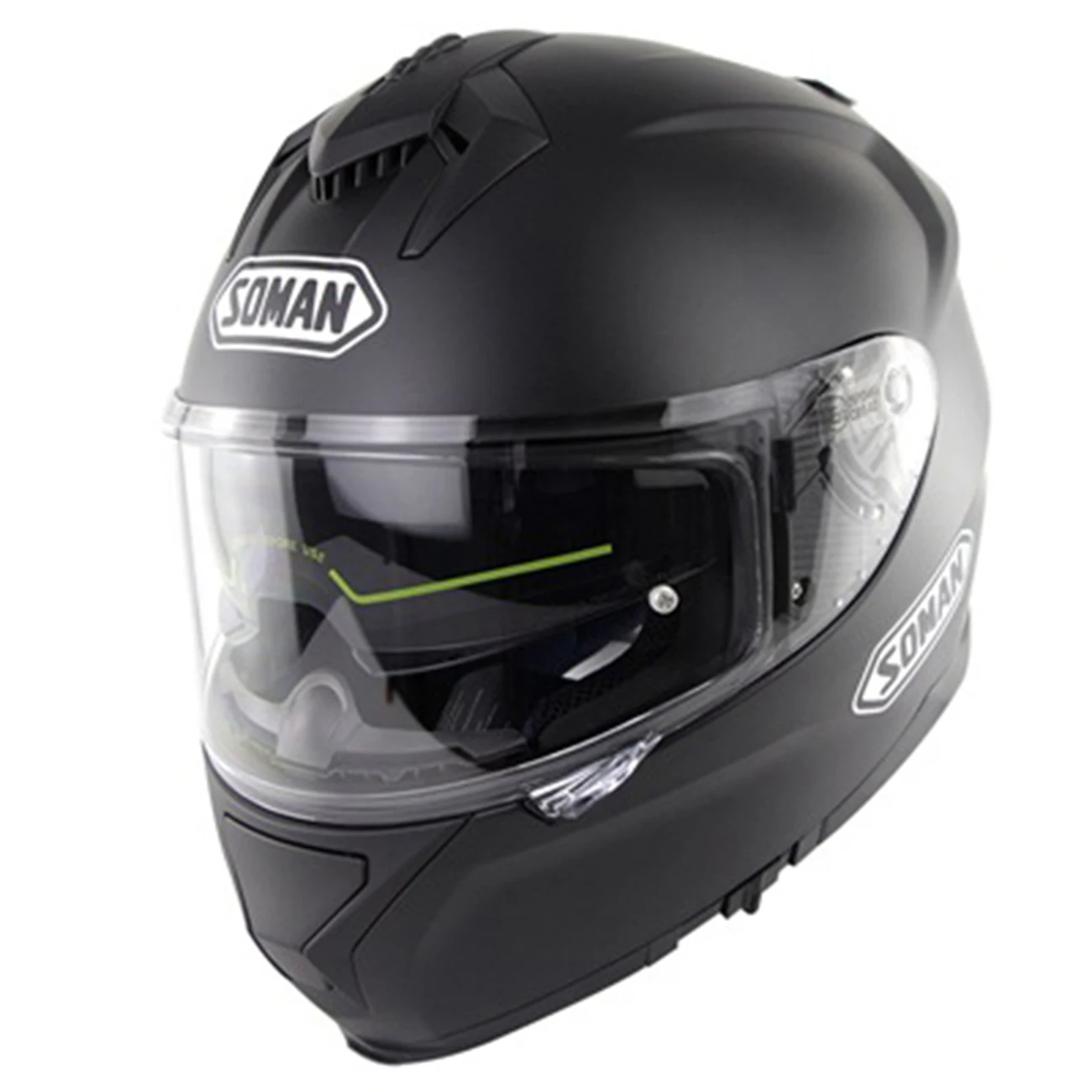

SOMAN Motorcycle Race Car Helmet Men And Women Outdoor Riding Reflective Dual Visor Safety Helmet ECE Standard Motorcycle Helmet