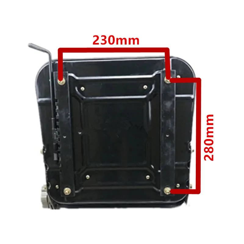 JayCreer универсальное Складное Сиденье ведро с ремнем безопасности для вилочного