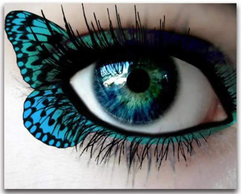 Пейзаж картина выложенная алмазами крест бабочка eyediamont Вышивка Полный алмаз dotz