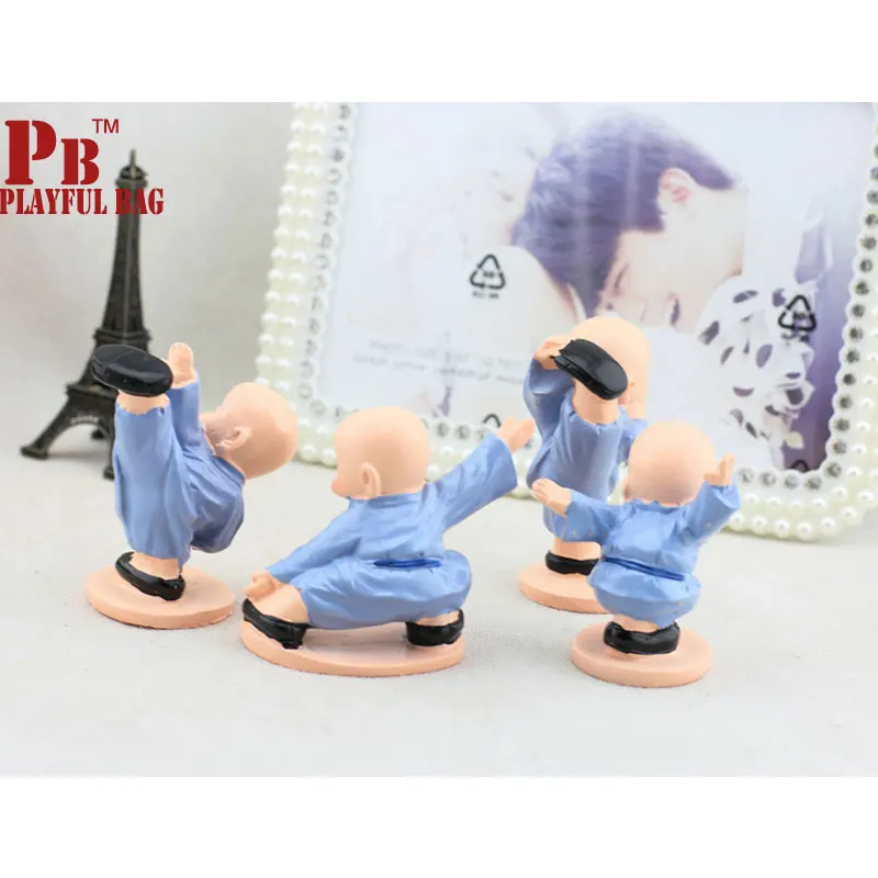 PB игривый сумка с изображением забавных милых маленьких монах 4 шт. китайский