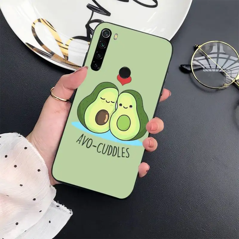 

Cartoon Cute Avocado Phone Case For Xiaomi Redmi 7 8 9t a3Pro 9se k20 mi8 max3 lite 9 note 9s 10 pro