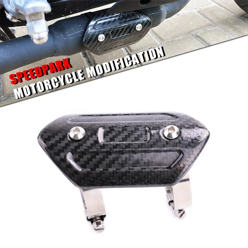 

Motorcycle Exhaust Protector Heat Shield Cover Anti-Scalding Shell Heel Guard Protector for Honda for Suzuki