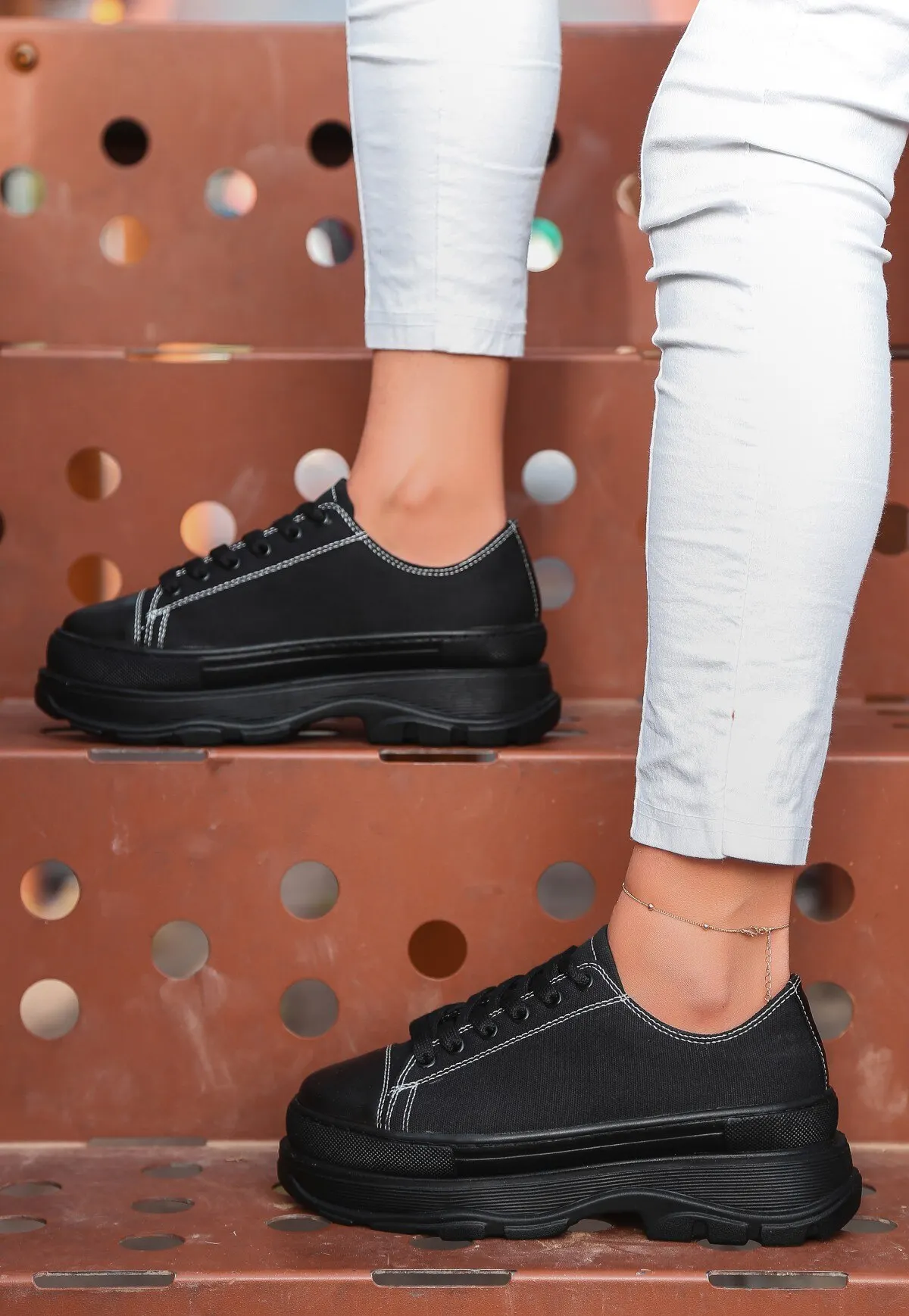 

Магазин BveA для всех сезонов, Повседневная Удобная спортивная женская черная льняная спортивная обувь со шнуровкой