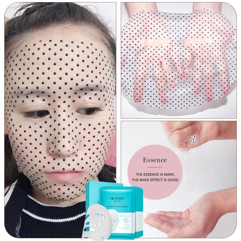 

5pcs QUARXERY Elegant Whitening Facial Mask Moisturizing Oil Control Face Mask Beauty Nourishing Face Care