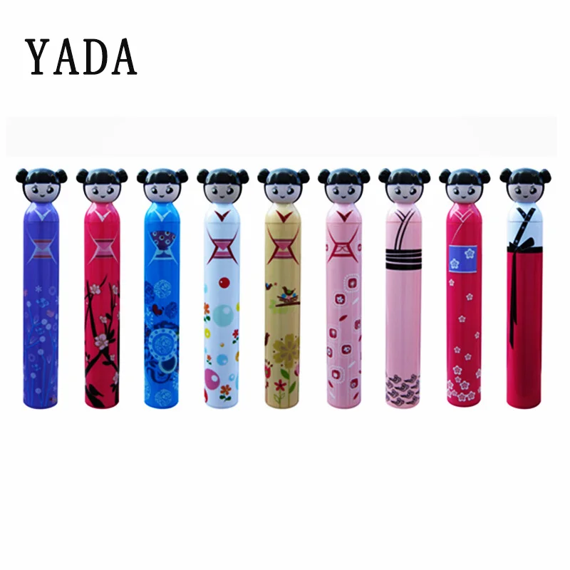 

YADA Creative Cartoon Japan Girl A Doll Umbrella For Women Folding Wine Bottle Umbrella Sun-rain UV Mini Umbrellas Gifts YS852