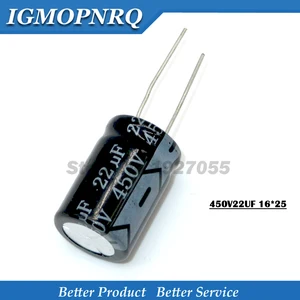 Алюминиевый электролитический конденсатор 16*25 мм, 450 мкФ, 16*25, 10 шт.