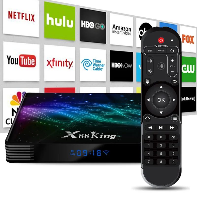 Smart tv Box S922X шестиядерный Mali-G52 MP6 GPU DDR4 128G Android 9,0 9 Bluetooth 5,0 2,4G 5G AP6256 телеприставка