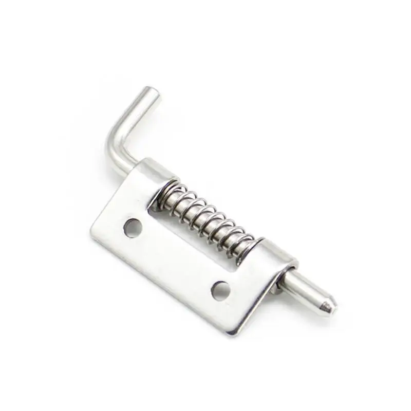 

1 Pce Fixed Type Spring Loaded Drum Screw Latch Silver Tone R8H5