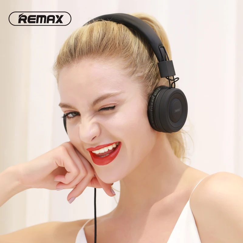 Игровые наушники Remax с Hi Fi звуком микрофоном и шумоподавлением 3 5 мм AUX проводная