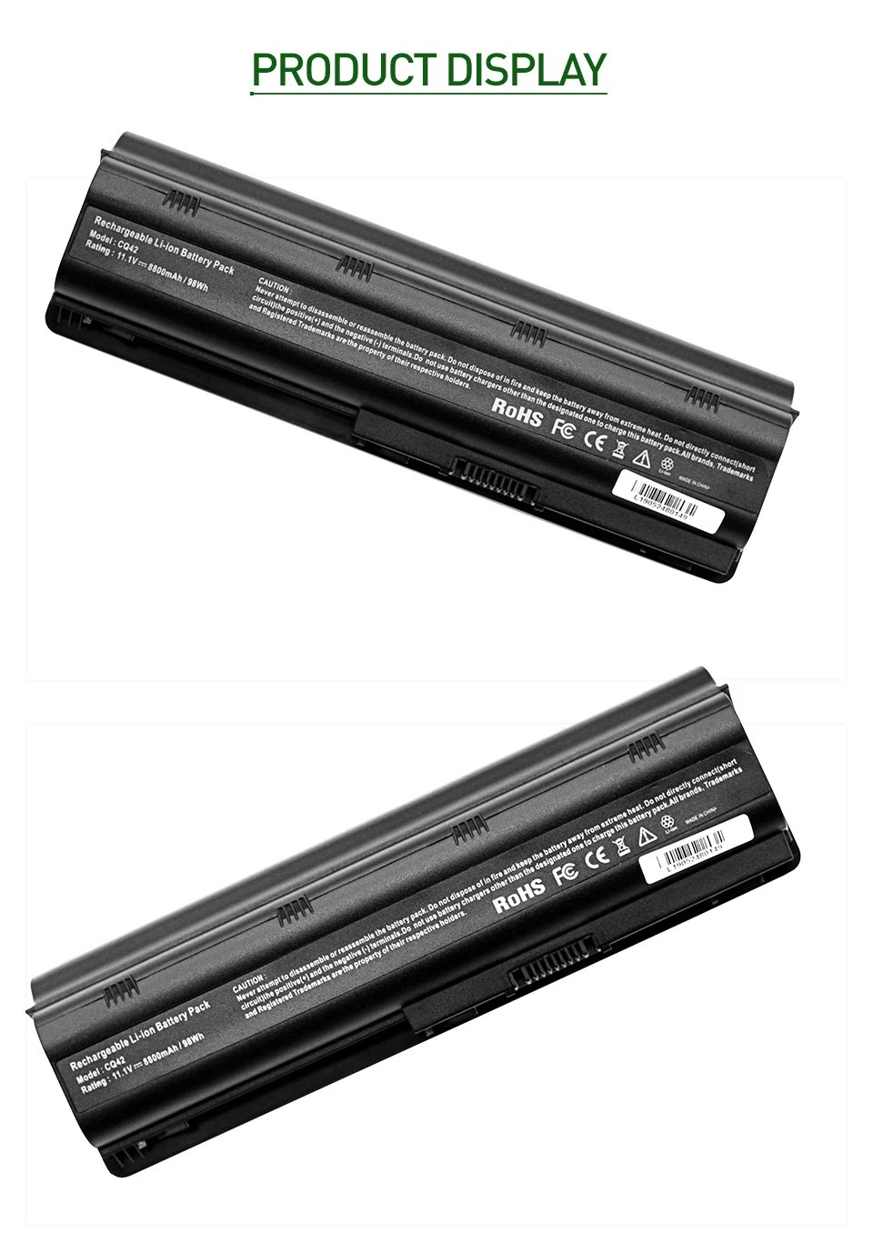 Golooloo 12 ячеек батареи ноутбука для hp Тетрадь ПК Envy 15/1100 hp 630 2000 G32 G72t G42 G56 G62 G72 G42t dm4t g6 G62t g7
