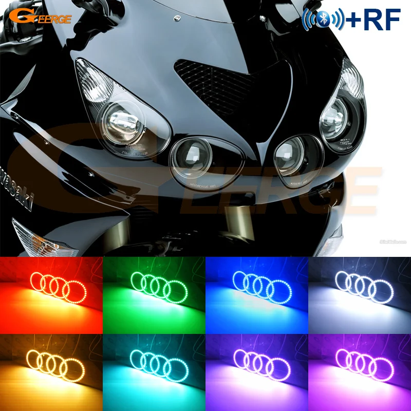 Для Kawasaki Ninja ZX14 zx14r ZZR1400 2006-2011 RF пульт дистанционного управления Bluetooth многоцветный