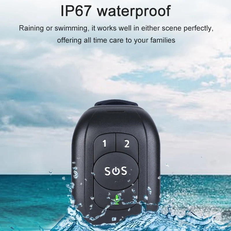 

4G GPS Smart Tracker V48 Anti-Lost Alarm Tracker Key Finder GPS Bracelet Child Bag Wallet Finder Free APP GPS Record