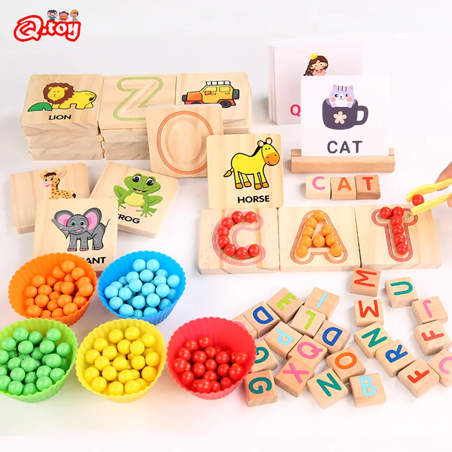 

Educational Puzzle Colorful Pearl Toy Baby Learning Chopsticks Training Focus English Learning Parent Child Interactive Toys