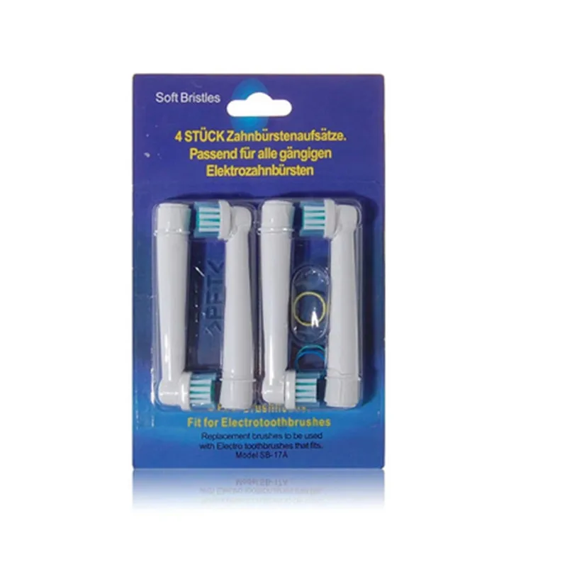 4 шт. сменные насадки для зубной щетки Oral B EB 17 SB 17A D4510 D12523 D17525 D18 D19523