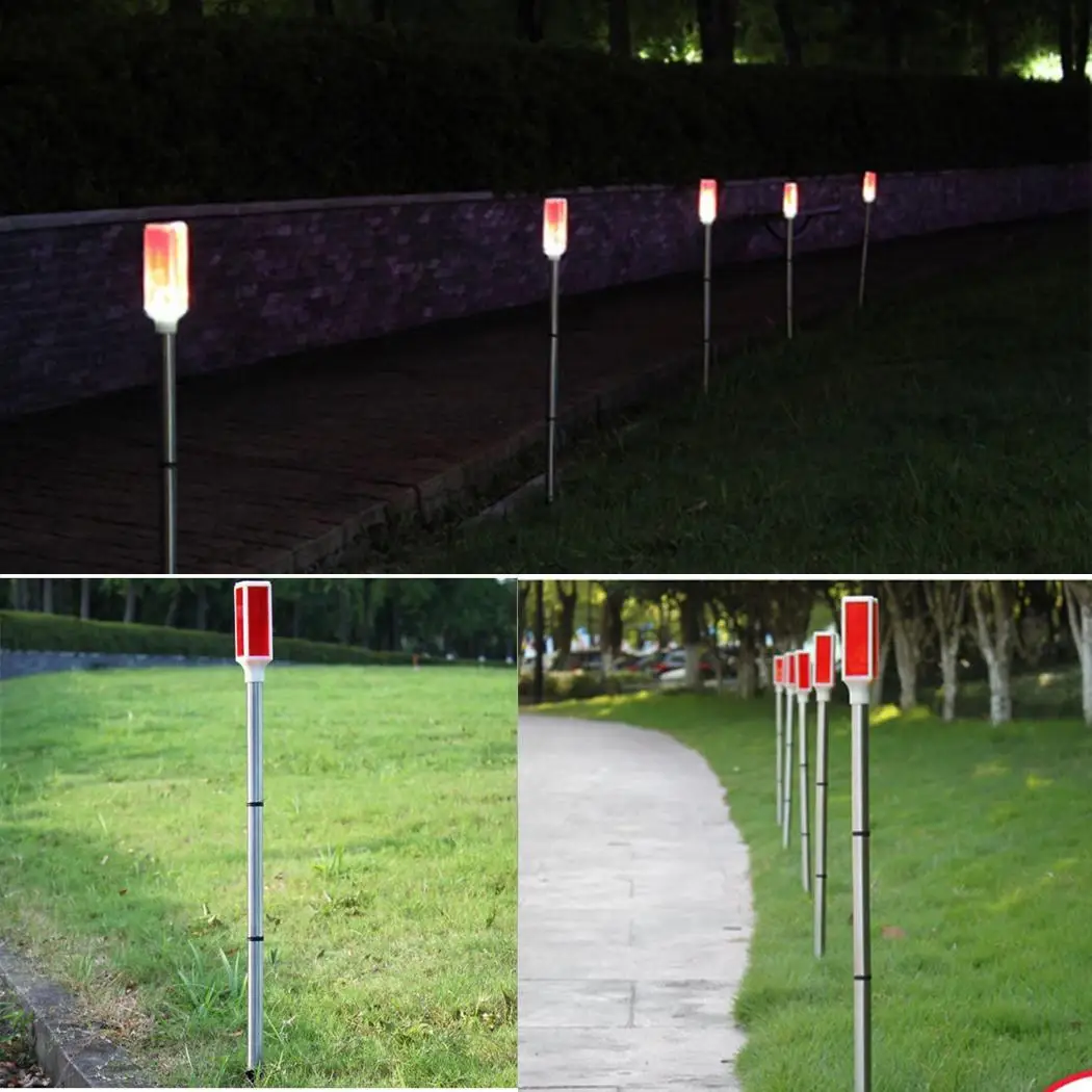 5 шт./кор. солнечные дорожные указатели устойчивый мигающий настройки красный 157G