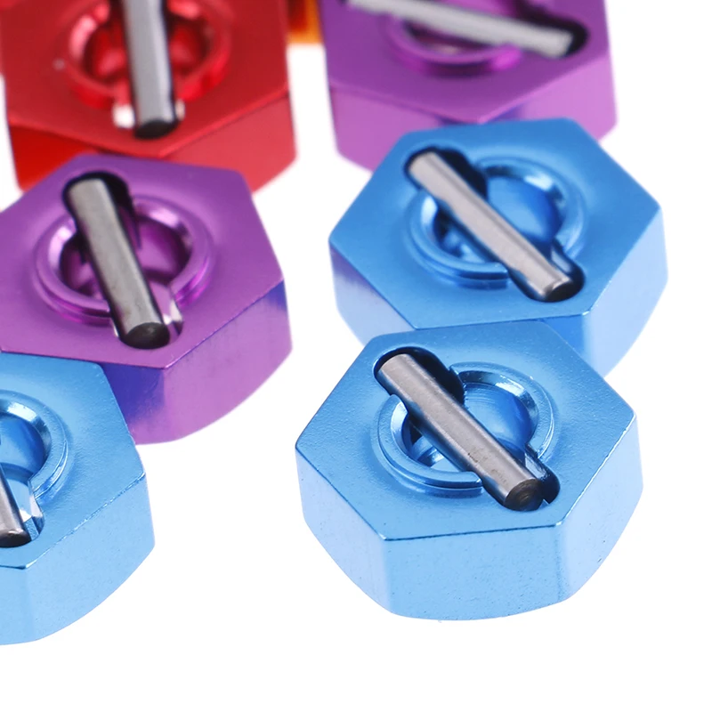 Новинка 4 шт./компл. алюминиевые шестигранные гайки для радиоуправляемых колес с