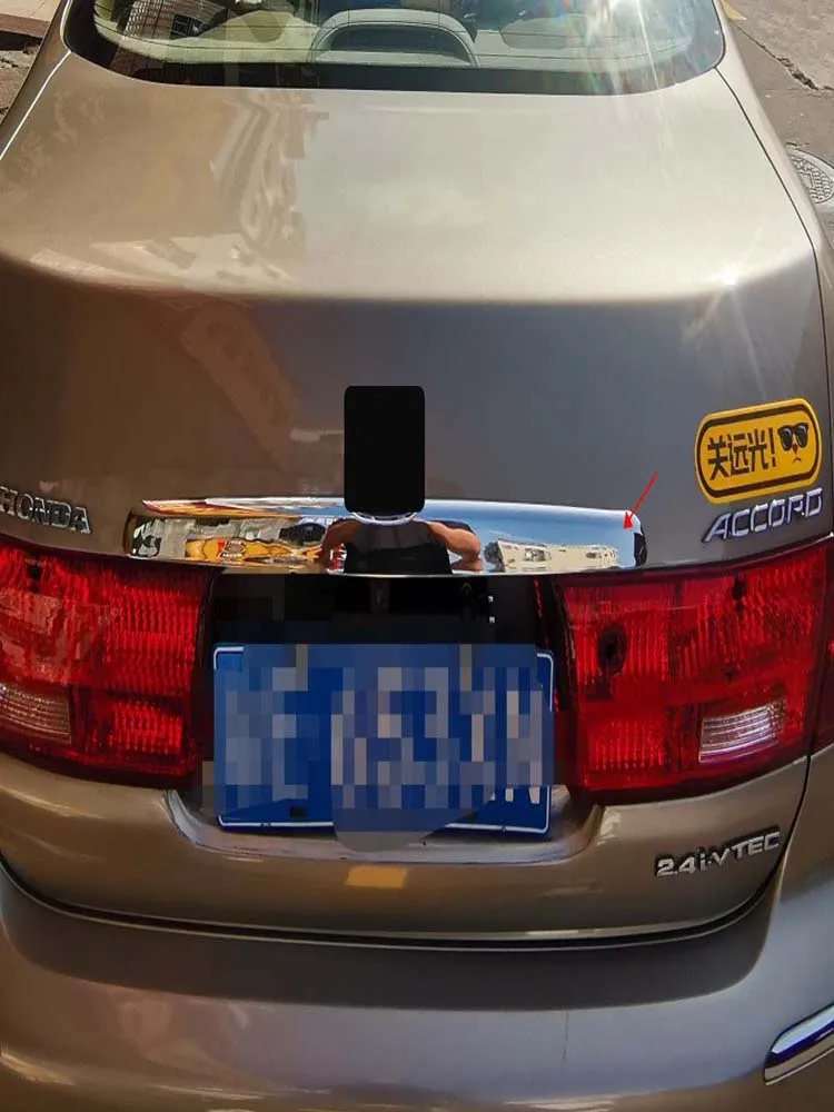 1 шт. хромированная крышка багажника для Honda Accord 2003-2007 | Автомобили и мотоциклы