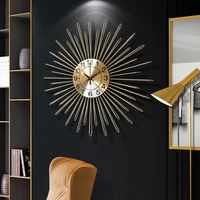 luxury wall clock nordic design silent large fashion wall clock home decor creative gold orologio parete wall clocks bg50zb