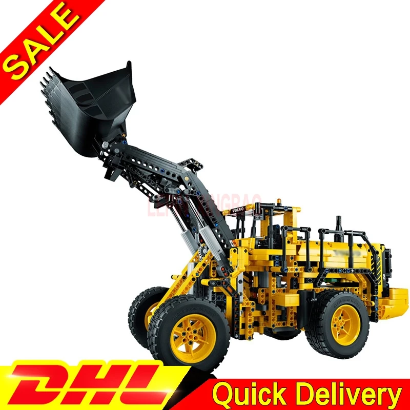 LP 20006 Technic серия 1636 шт. L350F модель колесного погрузчика строительный комплект