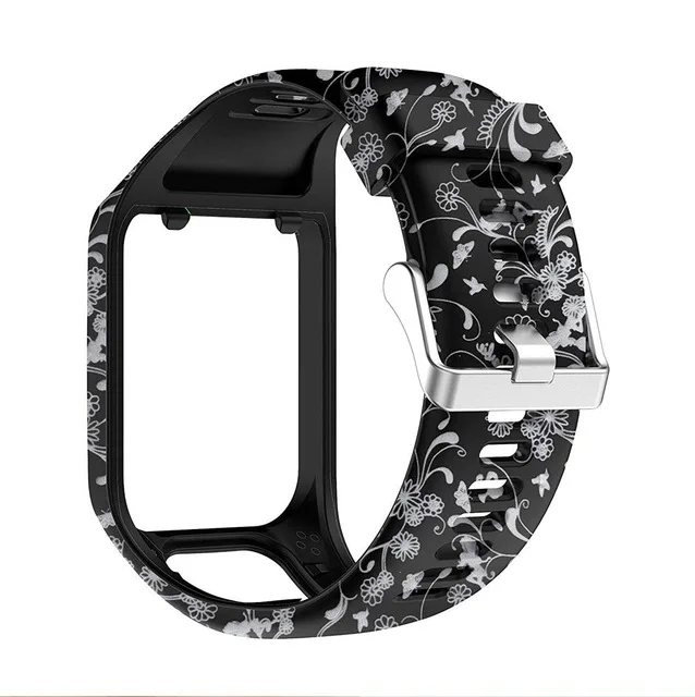 Хаки Силиконовый сменный ремешок на запястье для TomTom Runner 2 3 Spark 3 Adventurer Golfer 2 Spark Cardio gps Sport Smart ремешок для часов - Цвет: Хаки
