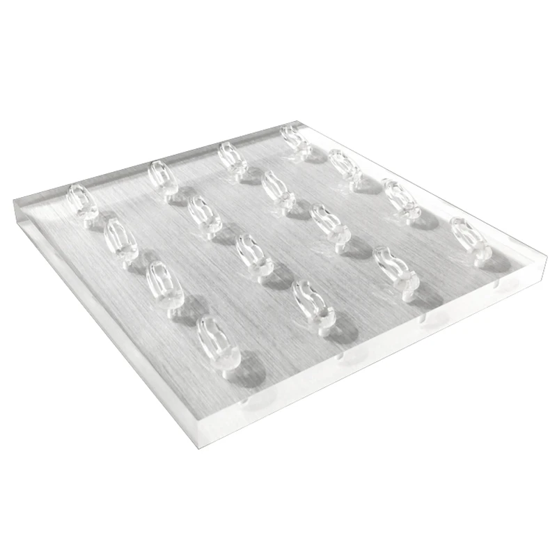 

Square Acrylic Ring Holder Ring Display Tray Ring Clips Stands Ring Organizer Jewellery Display Holders Jewelry Case