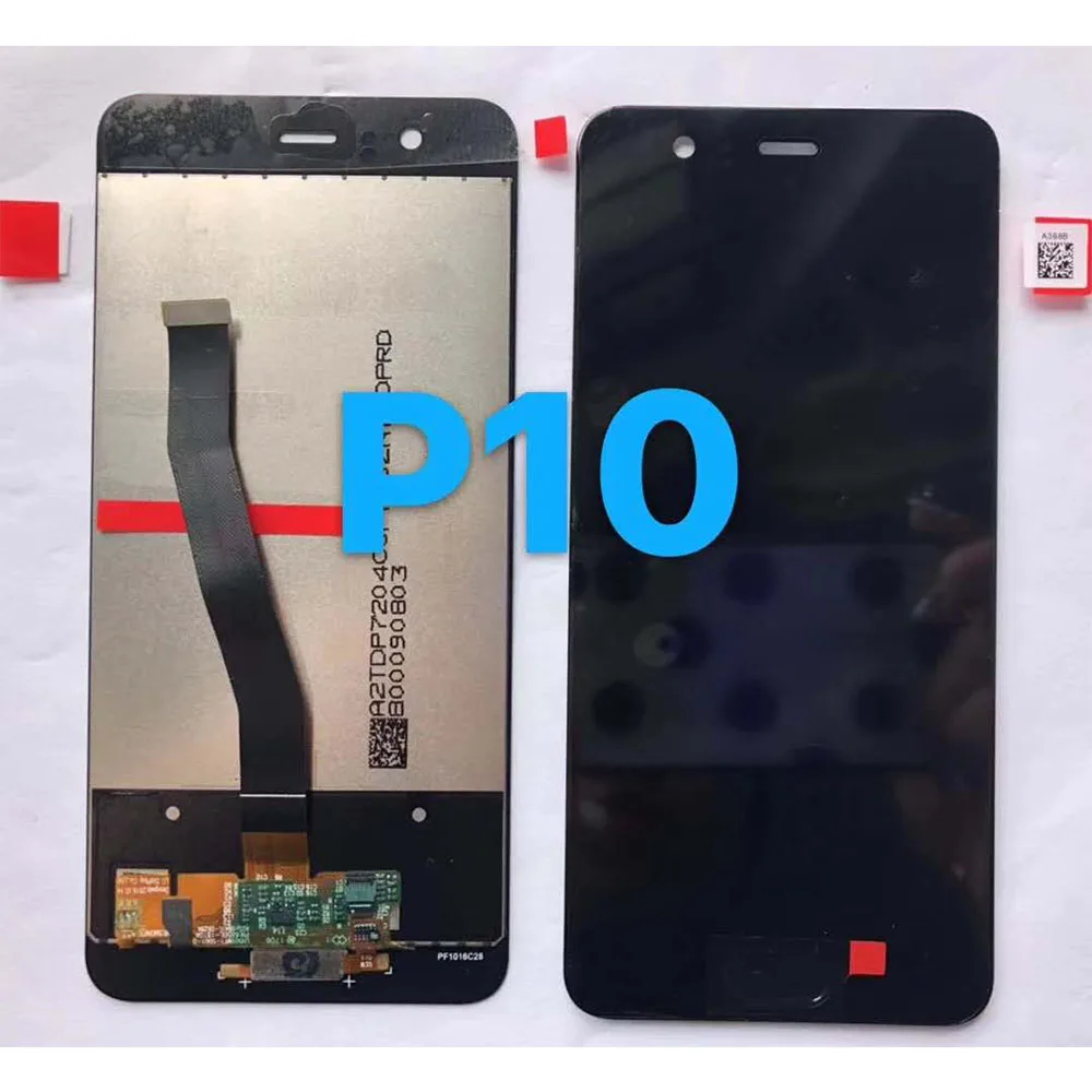 Для Huawei P10 ЖК дисплей сенсорный экран дигитайзер сборка для HUAWEI VTR L09 L29 AL00