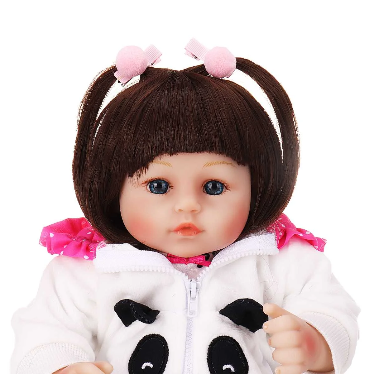 

Pickwoo 48cm bebes reborn doll Baby girl Dolls soft Silicone Boneca Reborn Brinquedos Bonecas children's toys bed time plamate