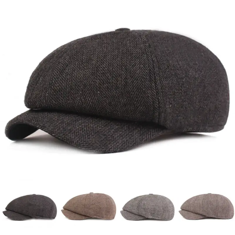 Деловые вечерние шляпы для мужчин и женщин остроконечная Кепка плюща гольфа