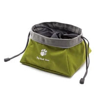 pet feeder portable pet feeding bowl waterproof foldable food water bag only for food for dog outdoor camping hot