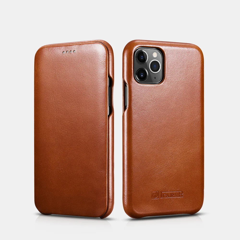 Роскошный оригинальный чехол-книжка из натуральной кожи для iPhone 11 Pro Max Xs XR X 8 7 Plus SE