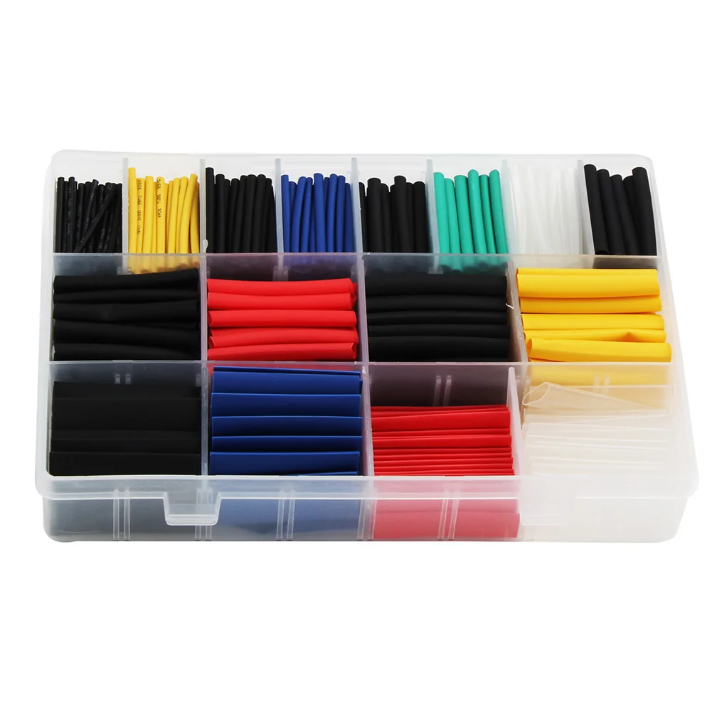 580 шт домашние защитные Ассорти оплетки аксессуары термоусадочная трубка
