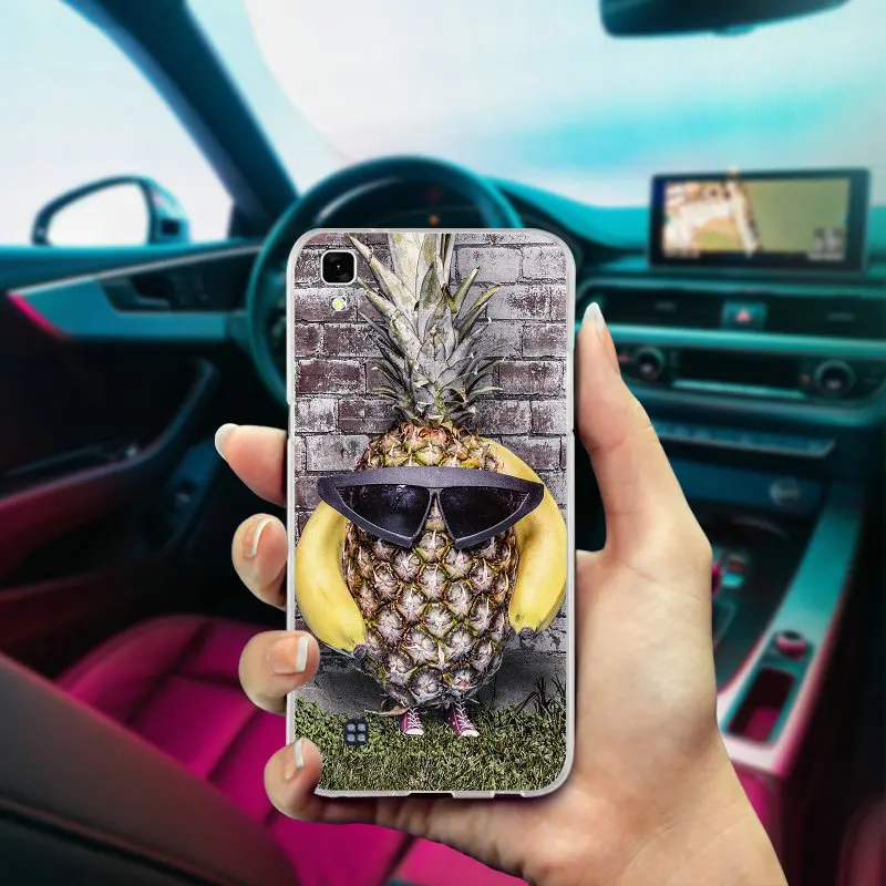 Cute Cartoon Pineapple Art For LG Spirit V10 V20 V30 G2 G3 Mini G4 G5 G6 K4 K7 K8 K10 HTC One Soft TPU Silicon Phone Case Cover | Мобильные