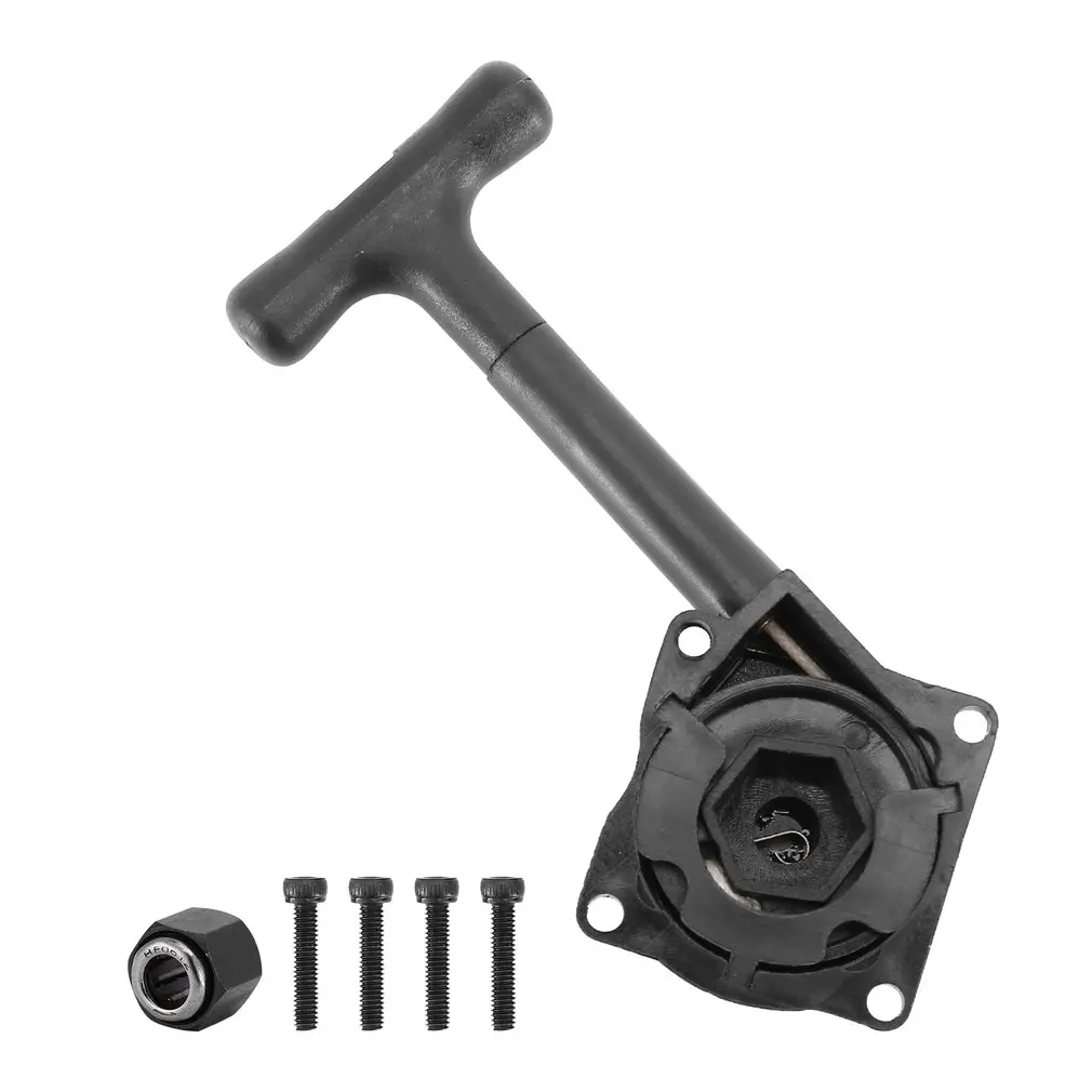 

Portable Handle Pull Starter Recoil Start Kit For HSP 1/10 R020 16 18 21 RC Nitro Car Engine Switch Motor Fittings