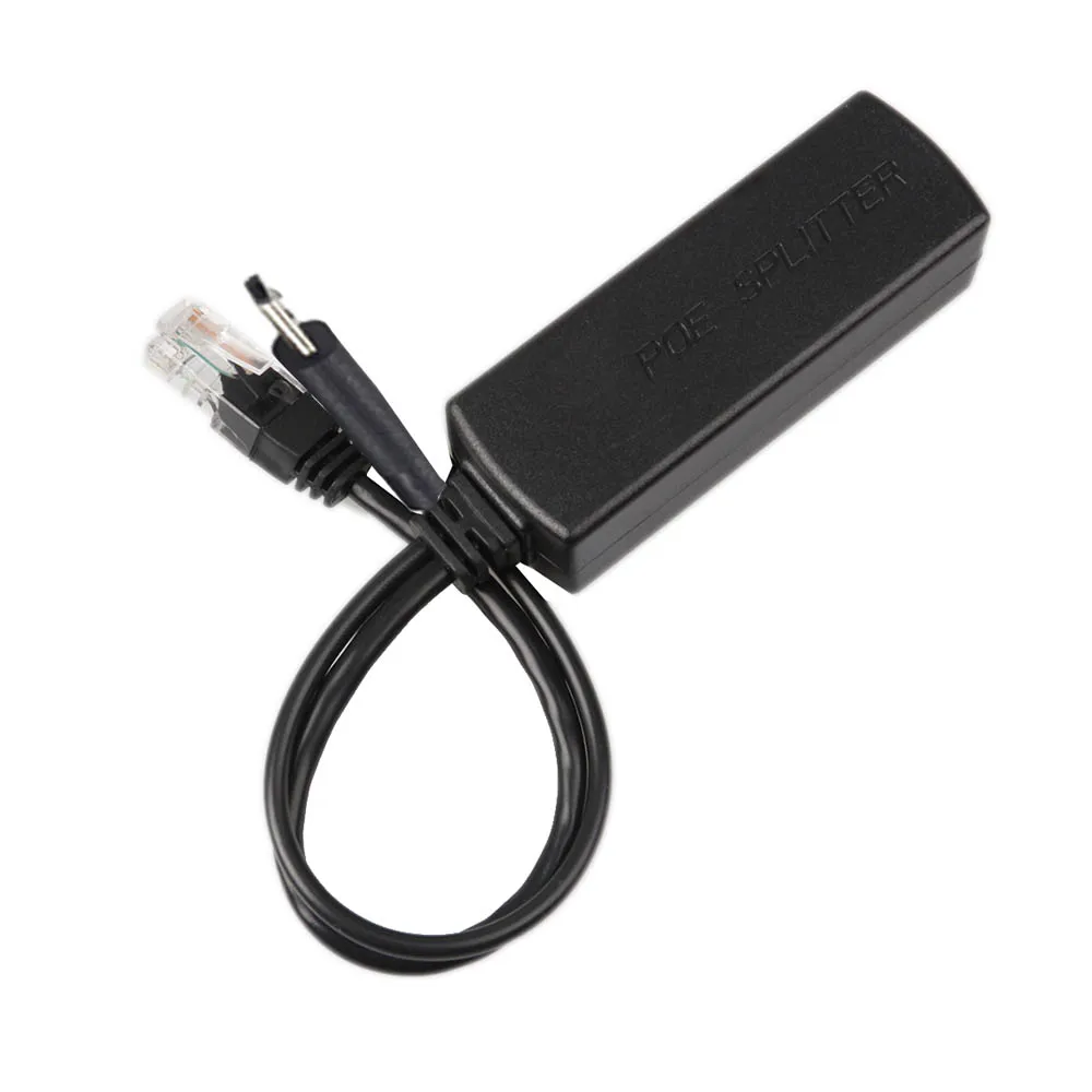 Hot Sale New IEEE 802.3af Micro USB Active PoE Splitter Power over Ethernet 48V to 5V 2.4A for tablet Dropcam or Raspberry Pi |