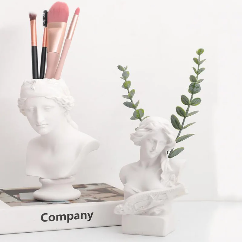 Ваза из смолы для домашнего декора ваза с цветами держатель ручек цветочный