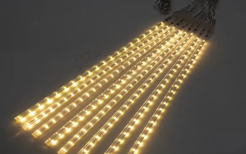 Светодиодный Метеоритный дождь трубки Строка светильник с эффектом падающего