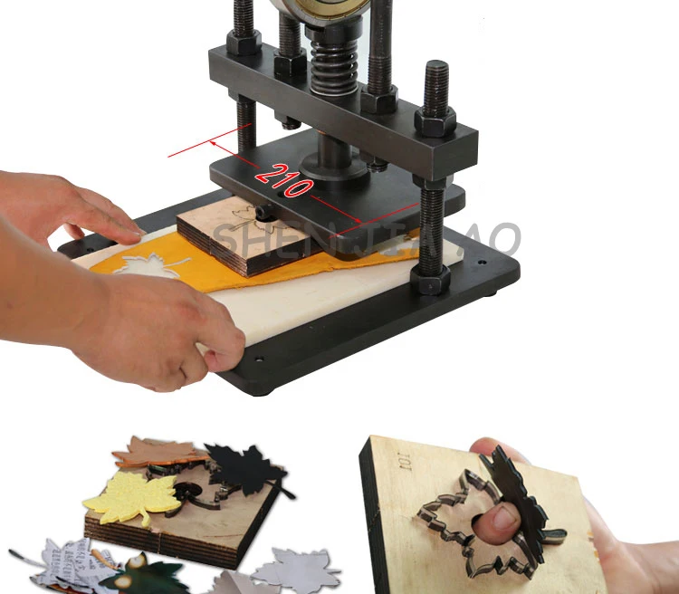 Ручной нож пресс для резки под давлением машина кожи ручная кожи/машина