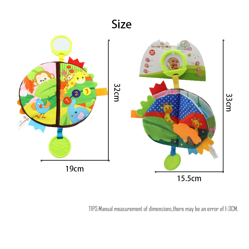 

Soft Cloth Books Rustle Sound Early Educational Cognitive Development Toys for Newborn Baby